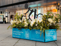 Fahrrad-Statur Bahnhofstraße - Lidl Deutschland Tour